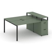 Рабочая станция с 1 опорной тумбой