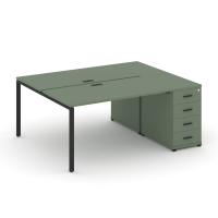 Рабочая станция с 1 опорной тумбой