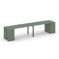 Рабочая станция с опорными шкафом-купе
