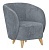 Кресло отдыха "РИККО" SENSEY ULTIMATE GREY
