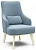 Кресло отдыха "Комфорт-5" Высокая спинка CATANIA DUSTY BLUE