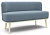 Диван "Жирон" (2-х) CATANIA DUSTY BLUE
