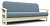Диван "Омега" CATANIA DUSTY BLUE